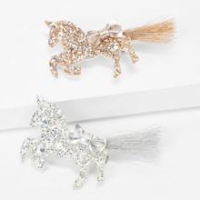 Shein Girls Cartoon Animal Shaped Hair Clip 2pcs