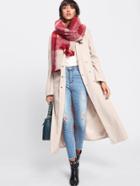 Shein Double Breasted Hidden Button Coat