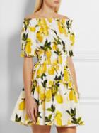 Shein White Off The Shoulder Elastic Waist Mango Dress