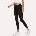 Shein Knot Front Skinny Jeans