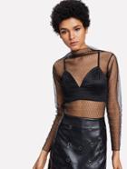 Shein See Through Mesh Top