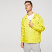 Shein Men Zip Pocket Front Hoodie Coat
