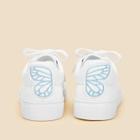 Shein Butterfly Embroidery Lace-up Sneakers