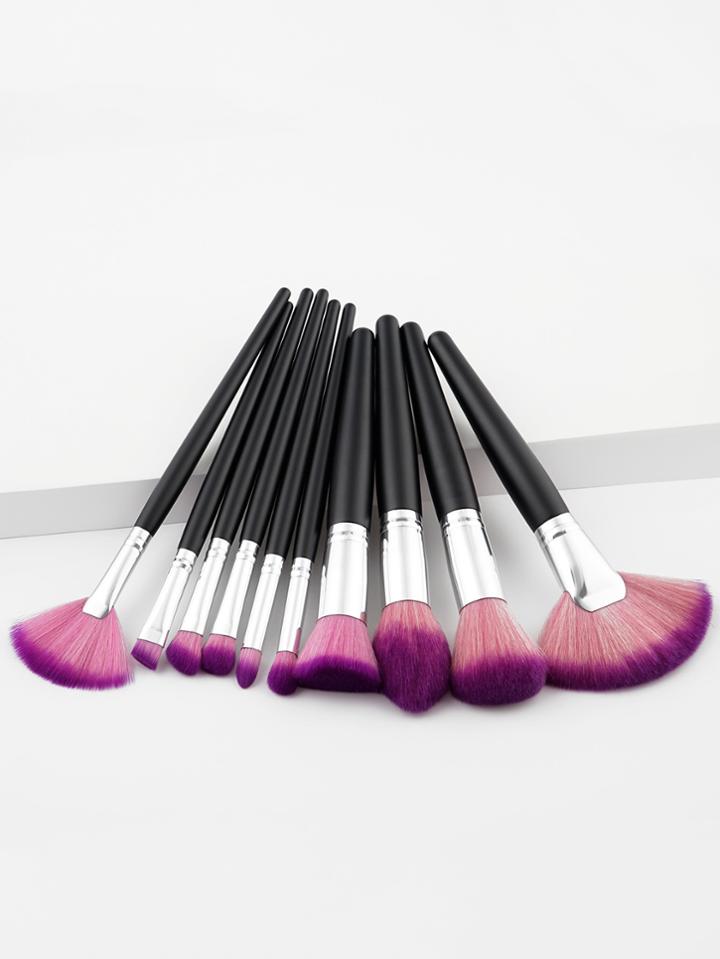 Shein Fan Shaped Makeup Brush Set 10pcs