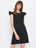 Shein Frill Cap Sleeve Dress