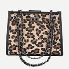 Shein Leopard Print Chain Shoulder Bag