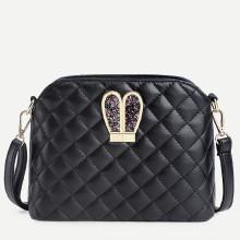 Shein Rabbit Ear Decor Quilted Bag