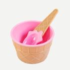 Shein Ice Cream Bowl With Spoon