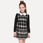 Shein Toddler Girls Plaid Long Sleeve Dress