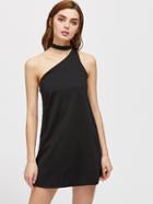 Shein Oblique Shoulder Shift Dress