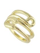 Shein New Simple Gold Color Metal Band Ring