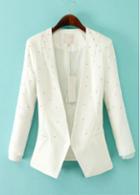 Rosewe New Arrival Long Sleeve White Suit For Woman