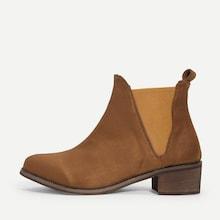 Shein Chunky Heeled Chelsea Boots