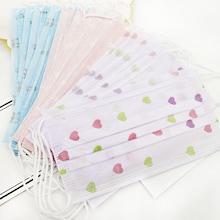 Shein Random Color Mixed Pattern Disposable Mouth Mask 10pcs