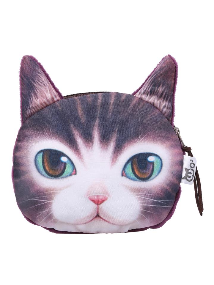 Shein Cat Pattern Zipper Purse