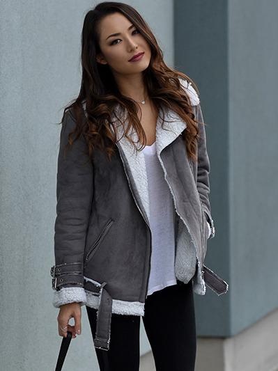 Shein Sherpa Lined Jacket