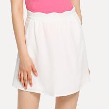 Shein Scallop Waist Band Skirt