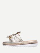 Shein Knot Decorated Flat Sandals