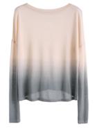 Shein Ombre Drop Shoulder Knit T-shirt