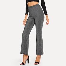 Shein Waist Drawstring Glitter Pants