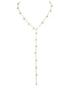 Shein Blue Small Beads Long Necklace