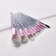 Shein Glitter Handle Makeup Brush 10pcs