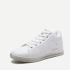 Shein Men Laser Cut Lace Up Sneakers