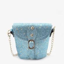 Shein Girls Eyelet Buckle Chain Bag
