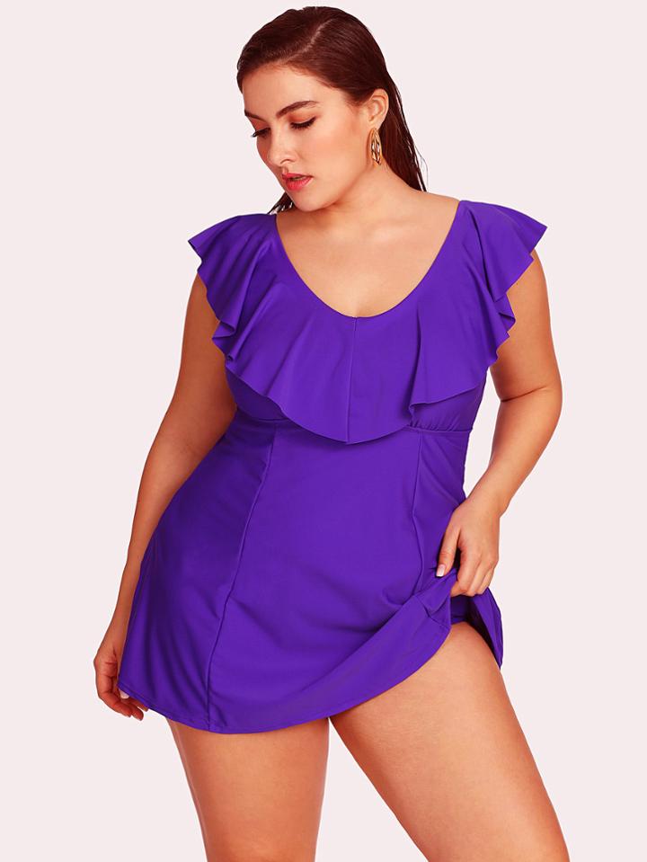 Shein Flounce Swim Dress Set