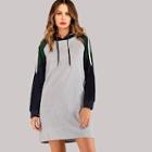 Shein Contrast Panel Hoodie Dress