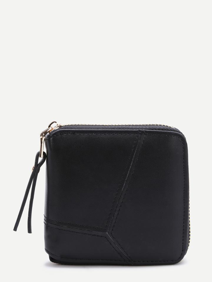 Shein Black Tassel Vintage Square Purse