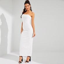 Shein Split Back Tube Dress
