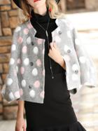 Shein Puff Sleeve Color Block Jacket