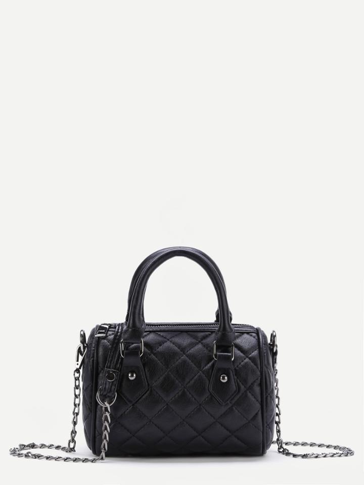 Shein Quilted Bag With Chain