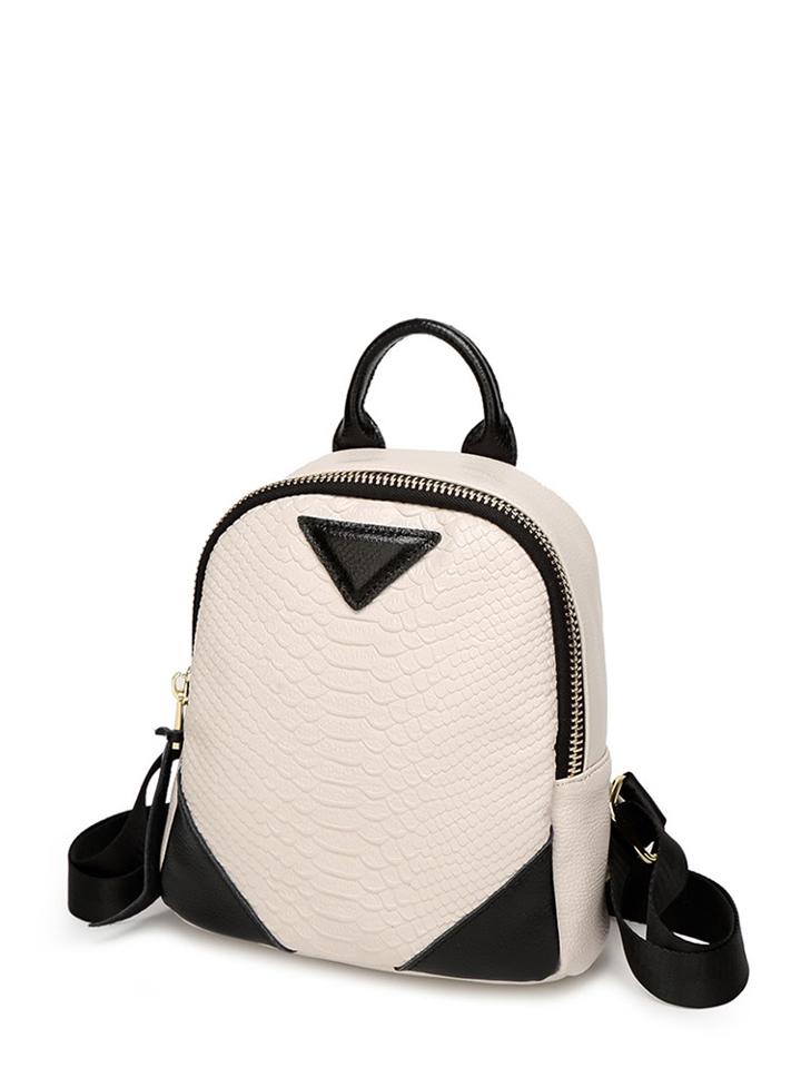 Shein Crocodile Embossed Pu Backpack