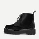 Shein Stitching Seam Lace-up Boots