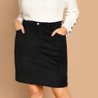 Shein Plus Slant Pocket Corduroy Skirt