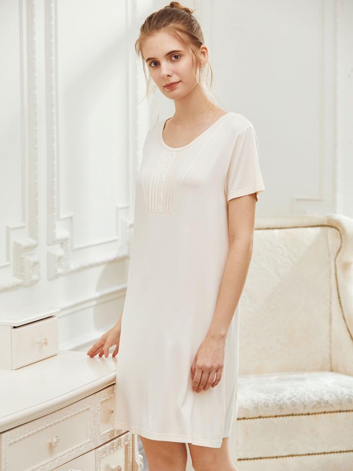 Shein Button Front Night Dress