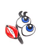 Shein Lovely Eyes Red Lips Wrap Ring