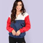 Shein Cut And Sew Collar Sweatshirt
