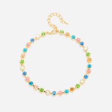 Shein Crystal Beaded Choker