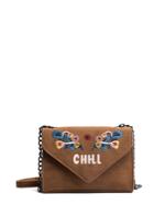 Shein Embroidered Envelope Chain Bag