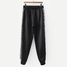 Shein Contrast Snakeskin Print Pants