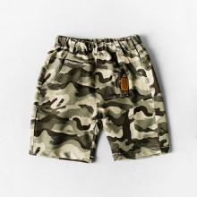 Shein Boys Elastic Waist Camo Shorts