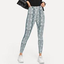 Shein High Waist Snake Skin Leggings