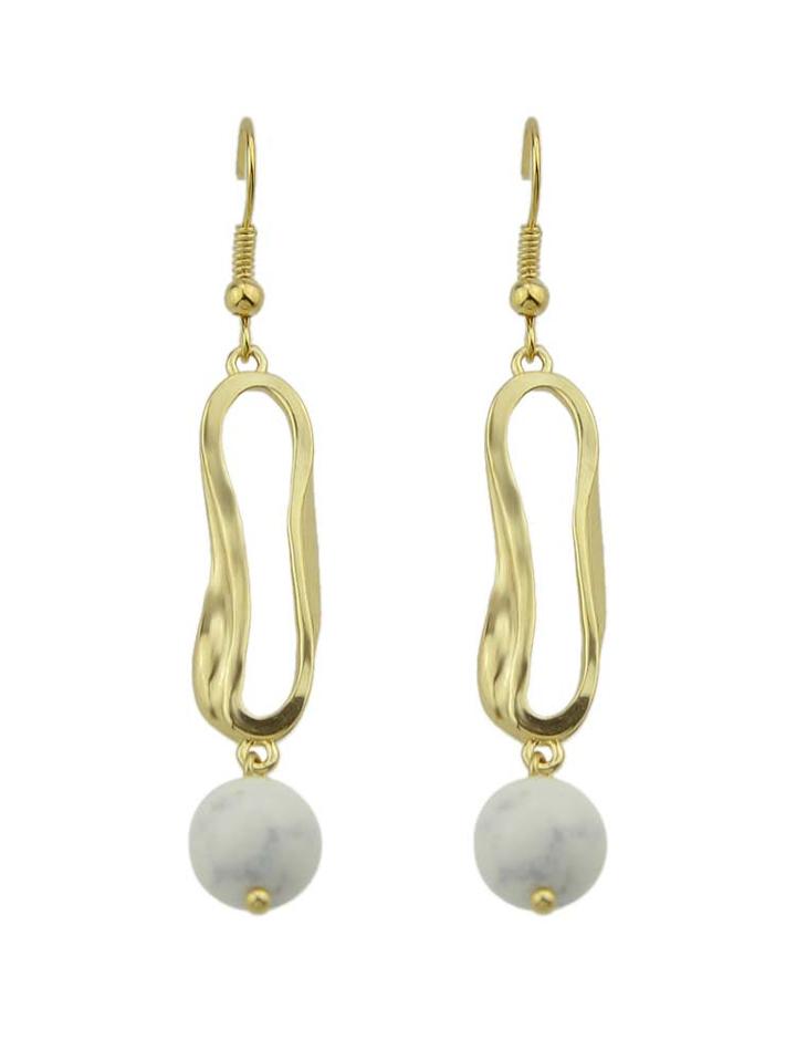 Shein Jade Pendant Delicate Fashion Earrings