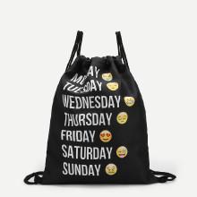 Shein Emoji Icons Backpacks Bag