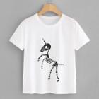 Shein Unicorn Skeleton Print Tee