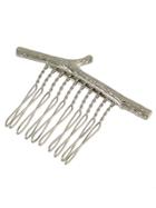 Shein Simple Model Silver Color Hair Combs