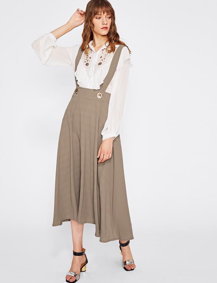Shein Asymmetrical Hem Strap Dress